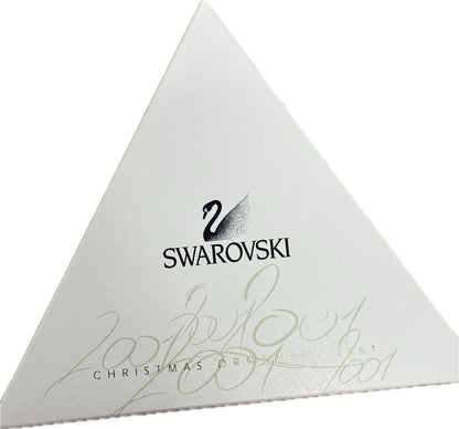 SWAROVSKI CHRISTMAS 2001 SNOWFLAKE ORNAMENT