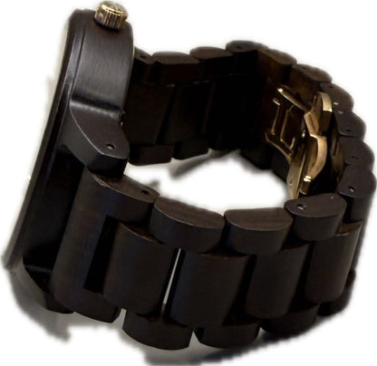 MAUI KOOL WOODEN BAND WATCH