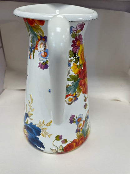 MACKENZIE CHILDS FLOWER MARKET PITCHER