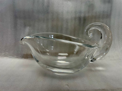 STEUBEN SIGNED SNAIL GRAVY BOAT