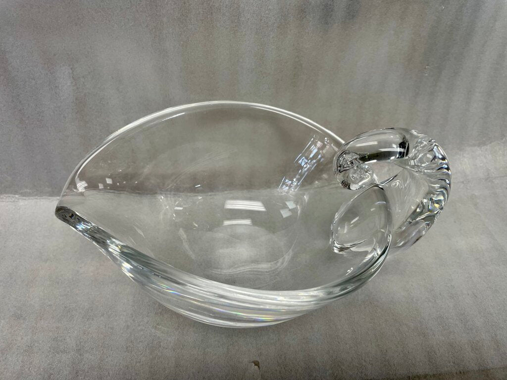 STEUBEN SIGNED SNAIL GRAVY BOAT