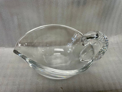 STEUBEN SIGNED SNAIL GRAVY BOAT