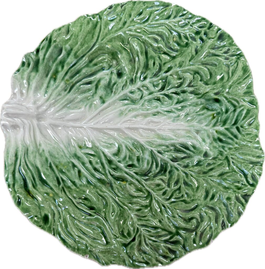 MADE IN JAPAN CABBAGE LEAF SERVING BOWL