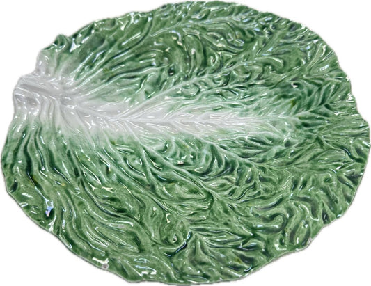 MADE IN JAPAN CABBAGE LEAF SERVING BOWL
