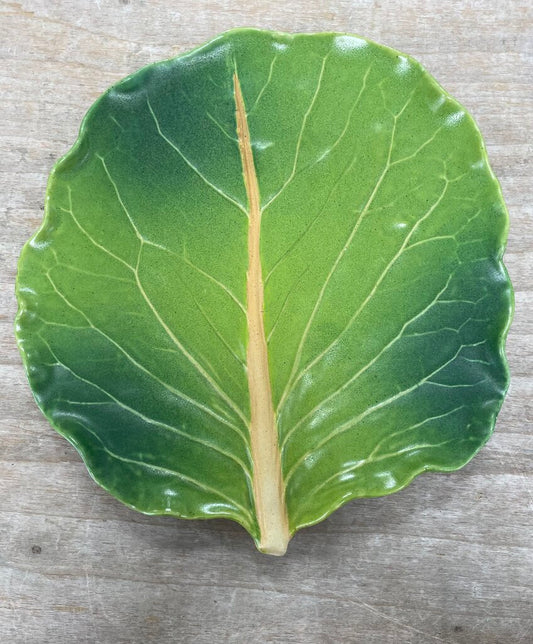 PATRICIA GARRETT CABBAGE LEAF PLATE