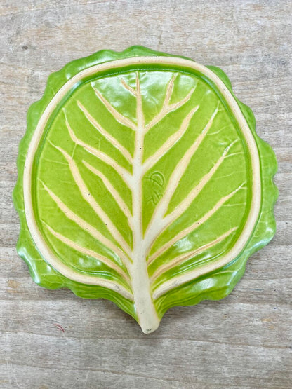 PATRICIA GARRETT CABBAGE LEAF PLATE