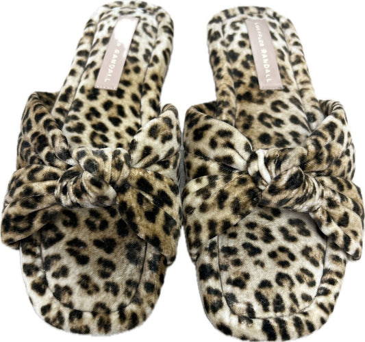NEW LOEFFLER RANDEL VELVET SLIDES SIZE 6.5