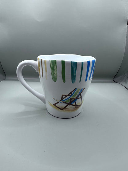 222 FIFTH BEACH MUGS SET OF 2