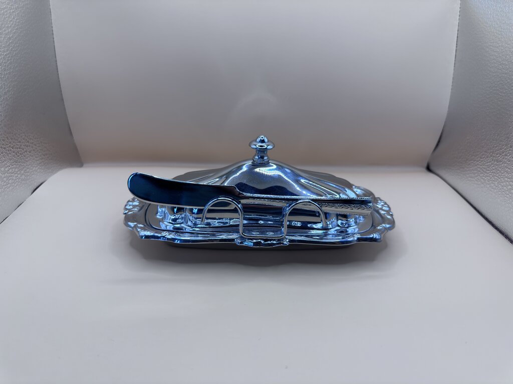 STAINLESS BUTTER DISH
