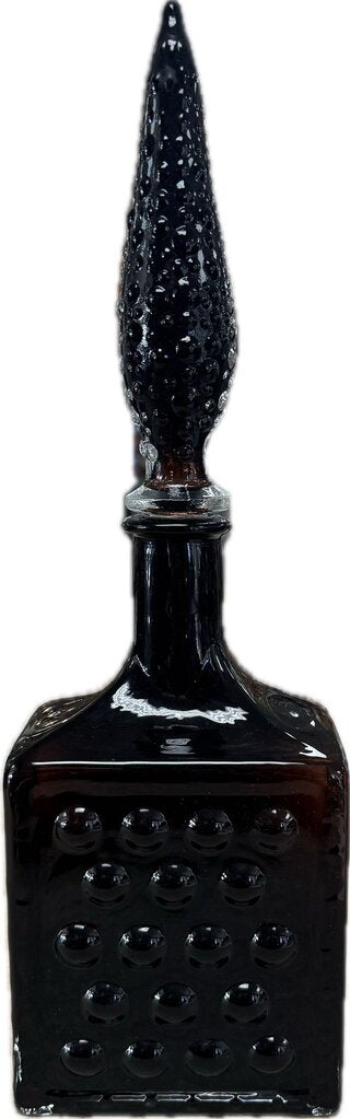 MCM RARE 1960S EMPOLI ITALY 15 IN HOBNAIL DECANTER