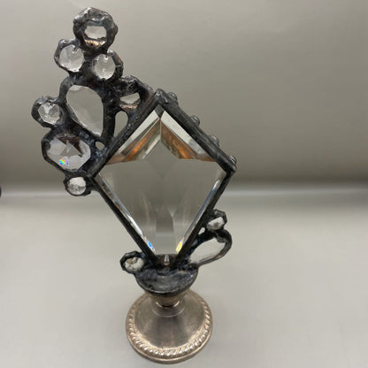 STERLING SILVER BASE CRYSTAL DECOR