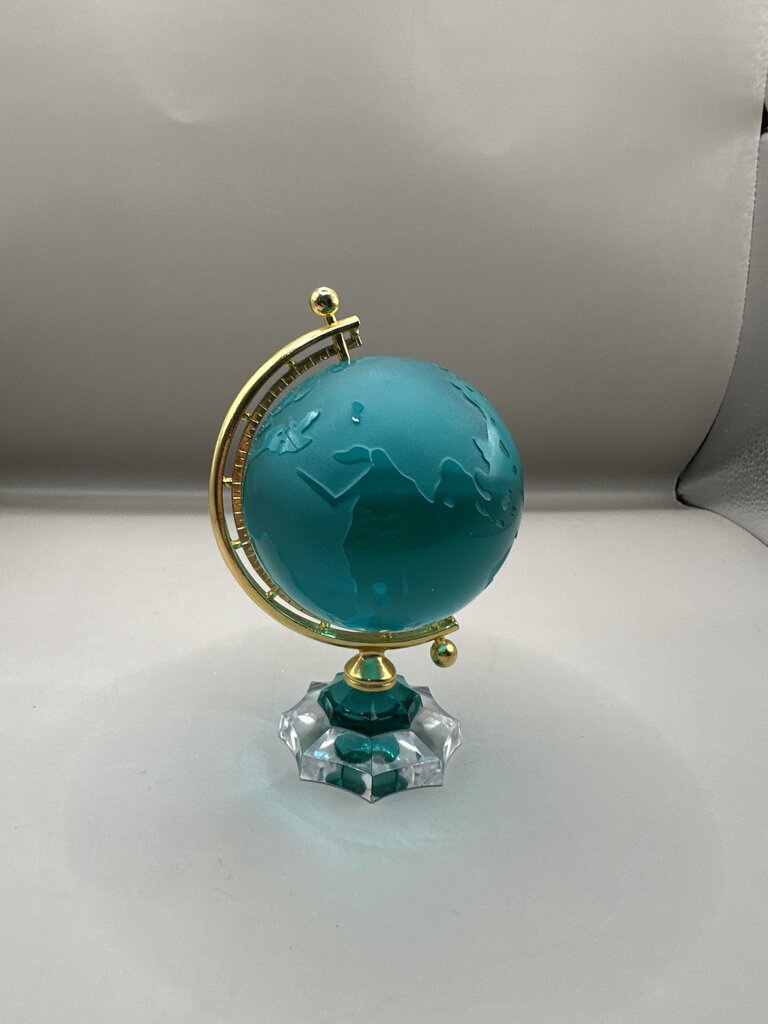TEAL CRYSTAL GLOBE