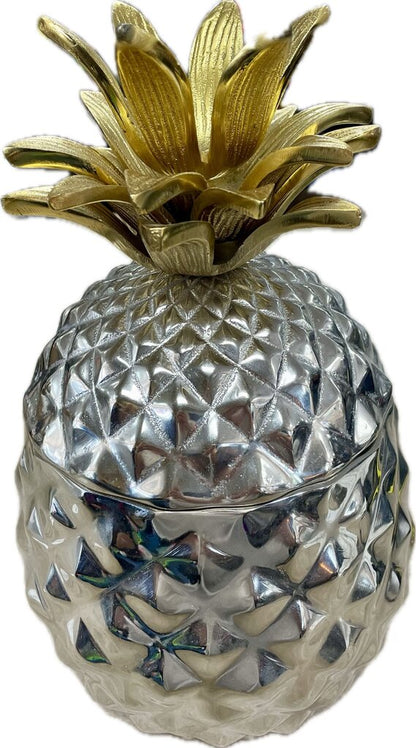 PINEAPPLE ICE BUCKET OR COOKIE JAR 13"