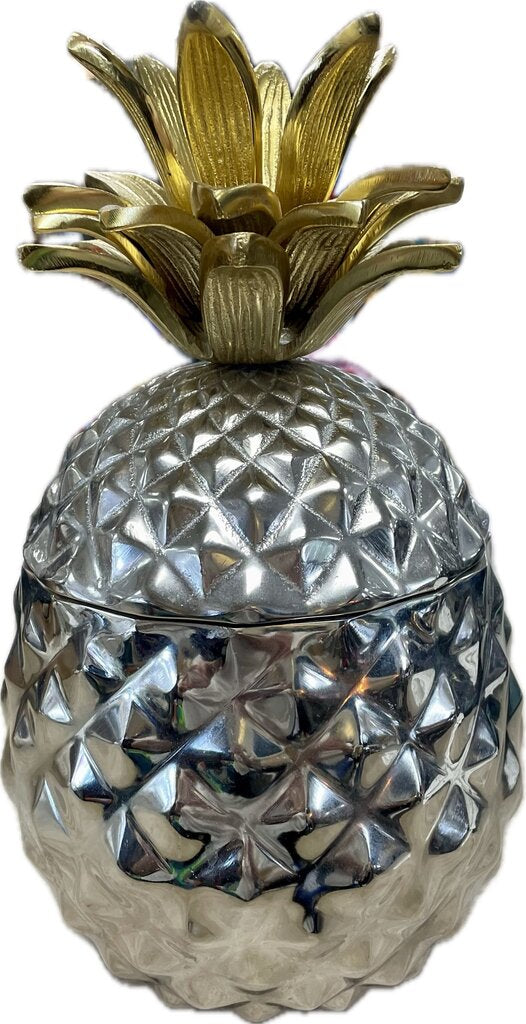 PINEAPPLE ICE BUCKET OR COOKIE JAR 13"