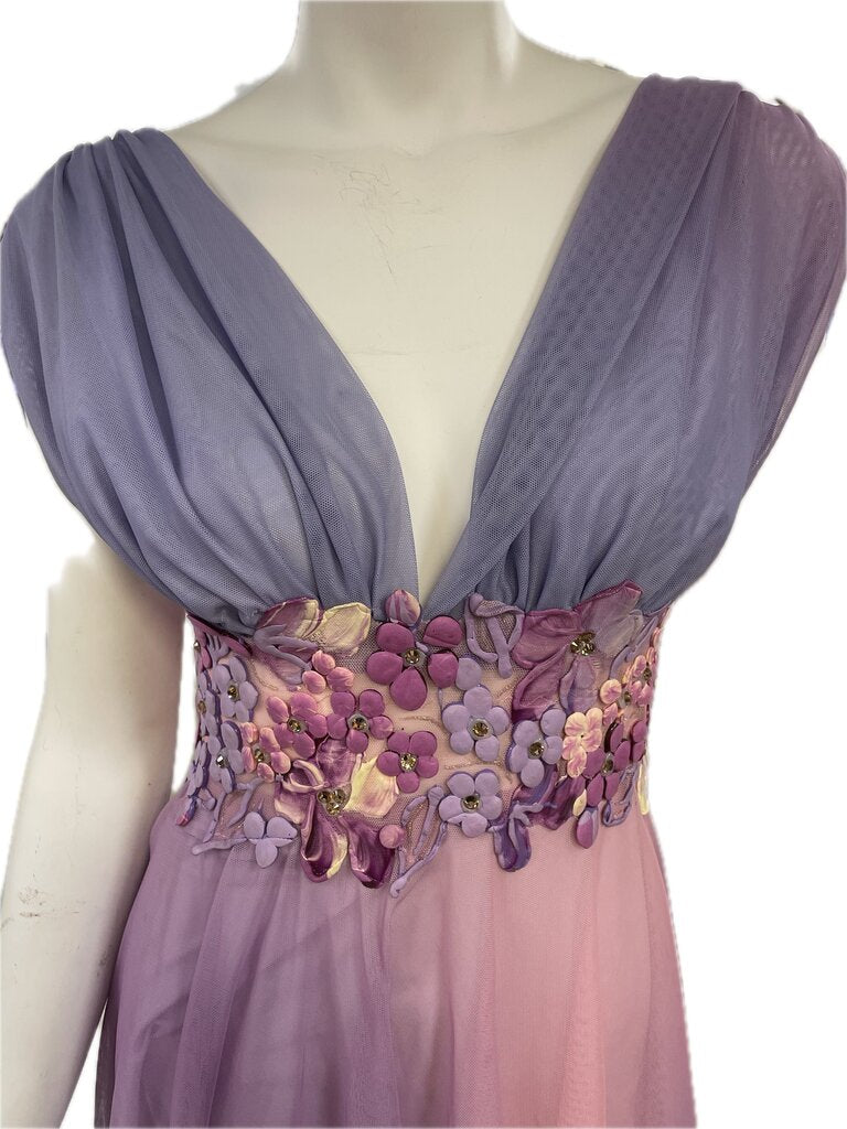 EMA SAVAHL COUTURE DRESS SZ SM