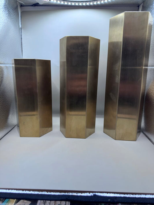 HEXAGONE CANDLE HOLDER SET OF 3
