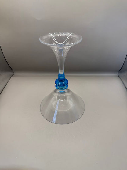 TRUMPET STEM BOMBAY SAPPHIRE MARTINI GLASSES SET OF 5