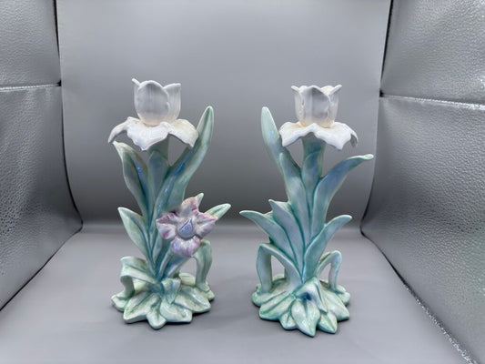 VINTAGE CANDLE STICK FIONA SET OF 2