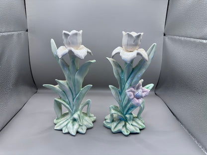 VINTAGE CANDLE STICK FIONA SET OF 2