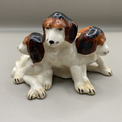VINTAGE OCCUPIED JAPAN BEAGLE DOG FIGURINE