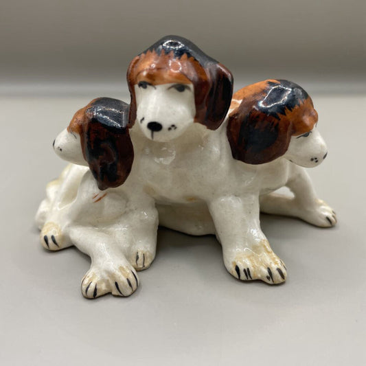 VINTAGE OCCUPIED JAPAN BEAGLE DOG FIGURINE