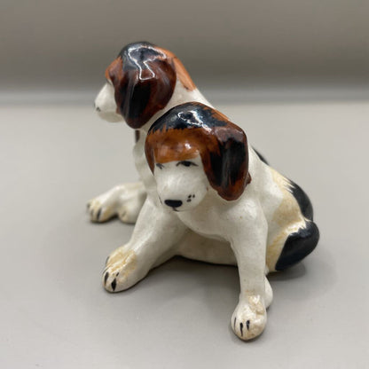 VINTAGE OCCUPIED JAPAN BEAGLE DOG FIGURINE