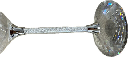 SWAROVSKI CRYSTAL WINE GLASSES (NEW)