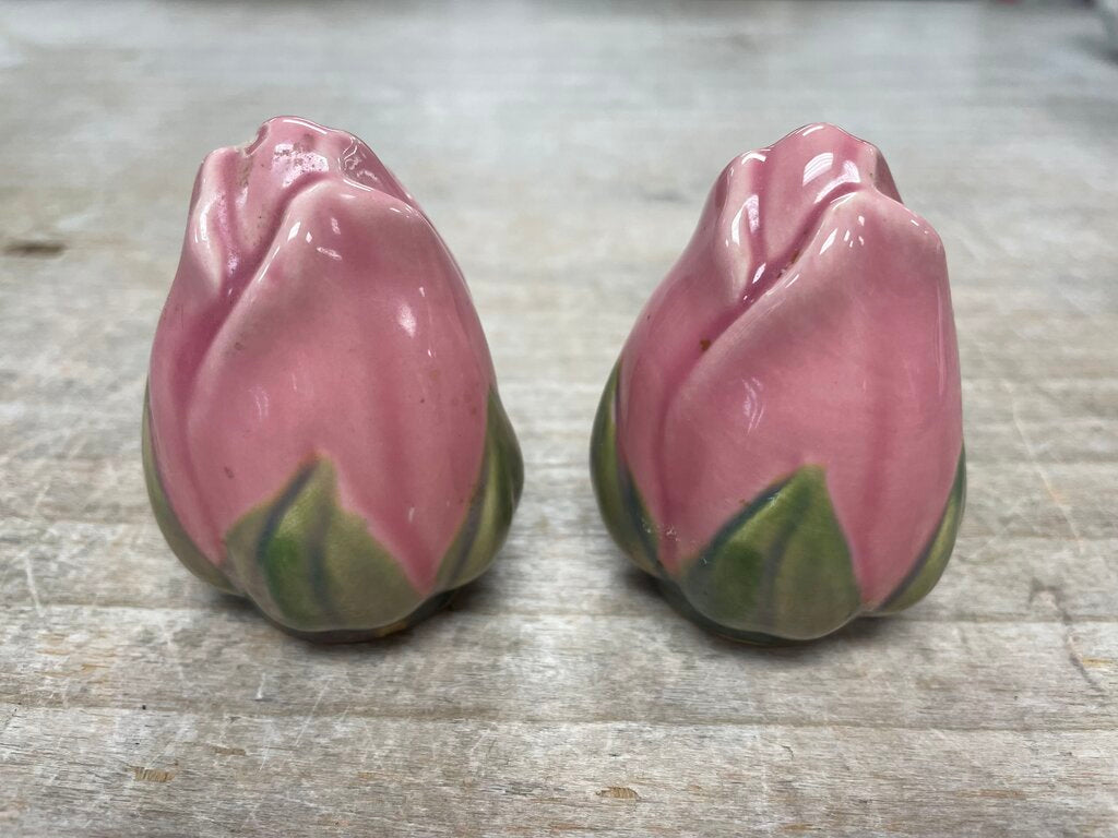 FRANCISCAN ROSE SALT AND PEPPER SHAKERS