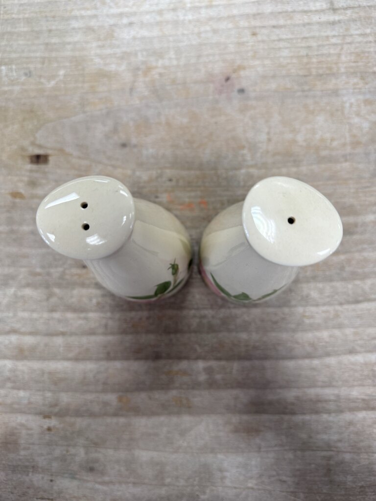 FRANCISCAN TALL SALT AND PEPPER SHAKERS