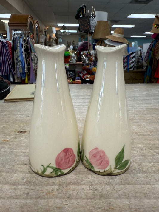 FRANCISCAN TALL SALT AND PEPPER SHAKERS