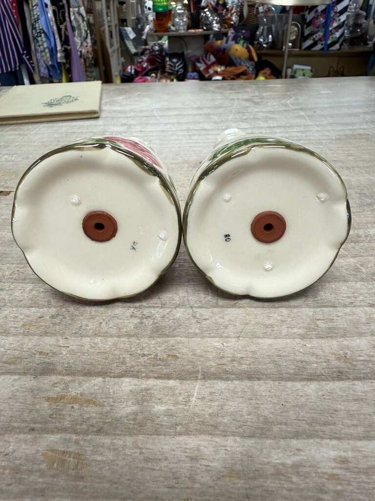 FRANCISCAN TALL SALT AND PEPPER SHAKERS