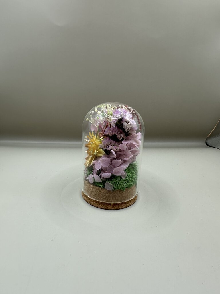 VINTAGE FLORAL TERRARIUM