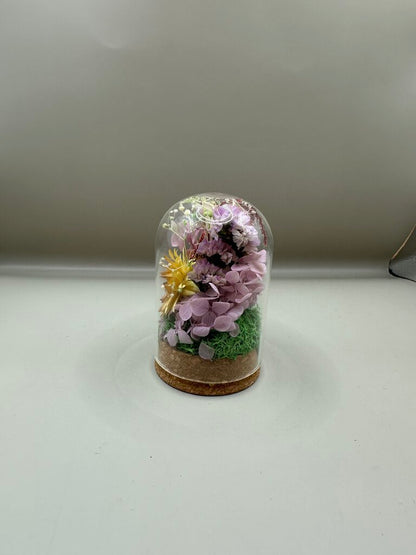 VINTAGE FLORAL TERRARIUM
