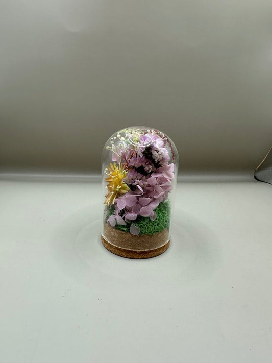 VINTAGE FLORAL TERRARIUM
