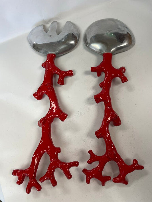 MICHAEL ARM CORAL REFF SALAD SERVERS