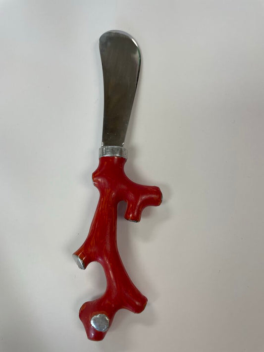 CORAL HANDLE CHEESE KNIFE