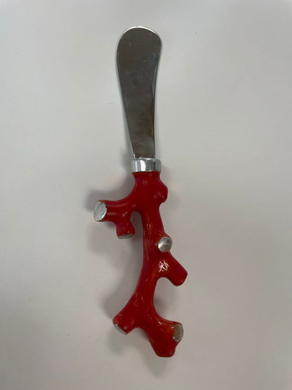 CORAL HANDLE CHEESE KNIFE