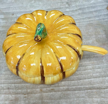 ITALIAN PUMPKIN TUREEN WITH LADLE