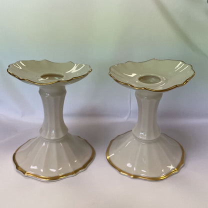 LENOX CANDLE STICK HOLDER SET OF 2
