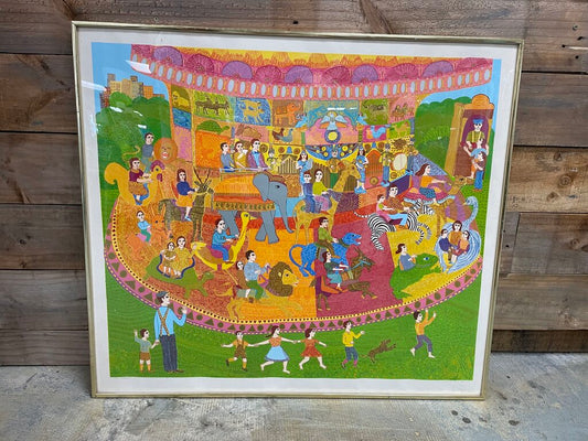 JOHN AUGUST SWANSON THE CAROUSEL L 34" W 1" H 30"