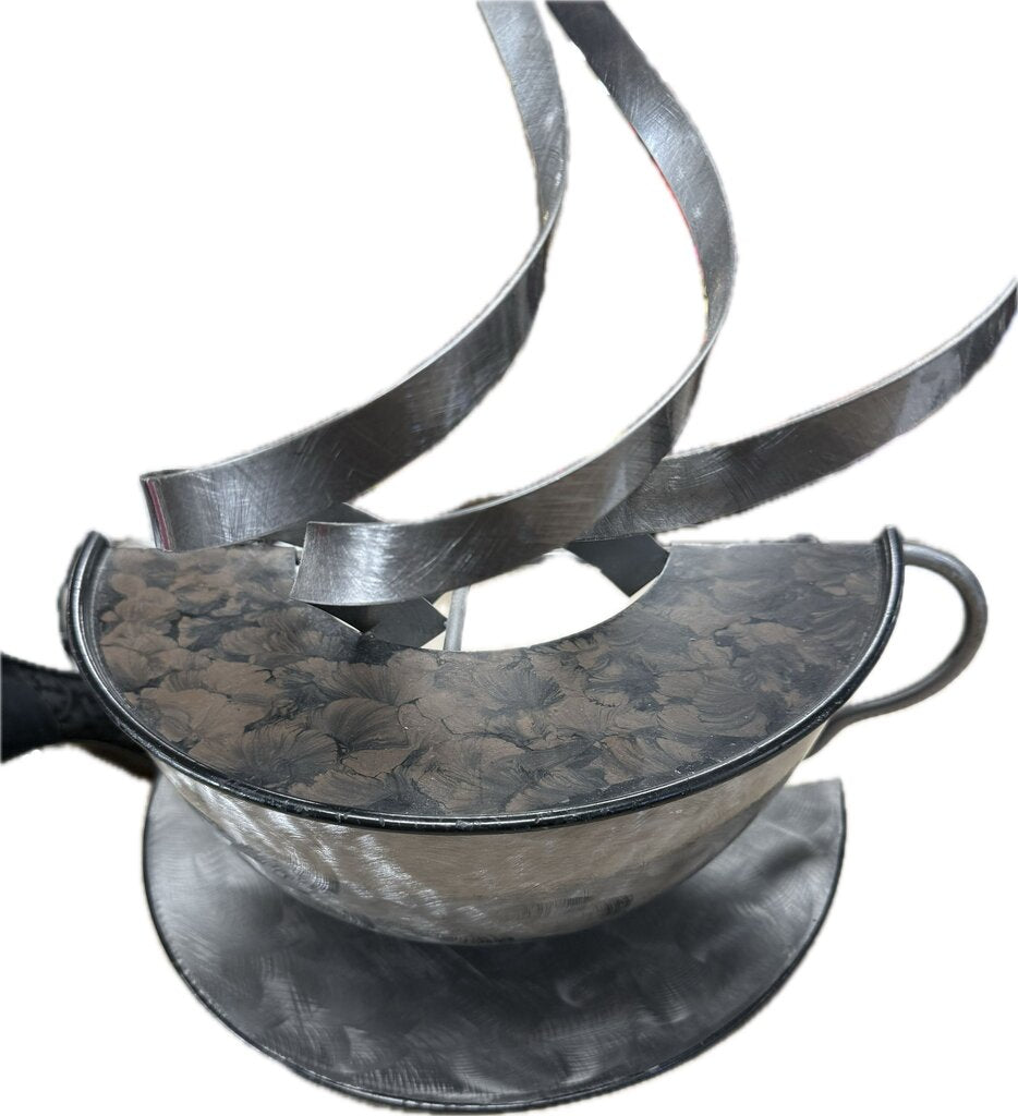 CURTIS JERE METAL COFFEE CUP WALL DECOR