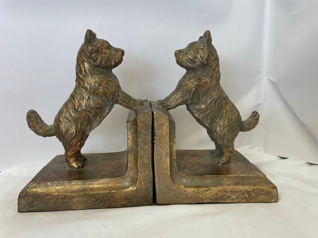 DOG BOOKENDS