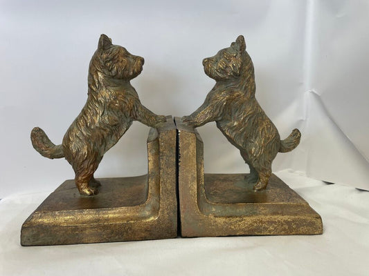 DOG BOOKENDS