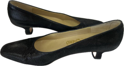 VINTAGE FERRAGAMO KITTY HEELS