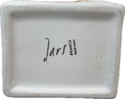 JARS STONEWARE ORANGE VASE