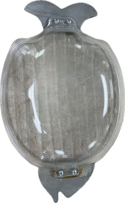 VINTAGE LUCITE FISH SERVING BOWL