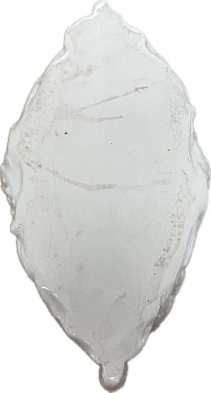 VINTAGE IRIDESCENT SHELL AND SEAHORSE PLANTER/VASE