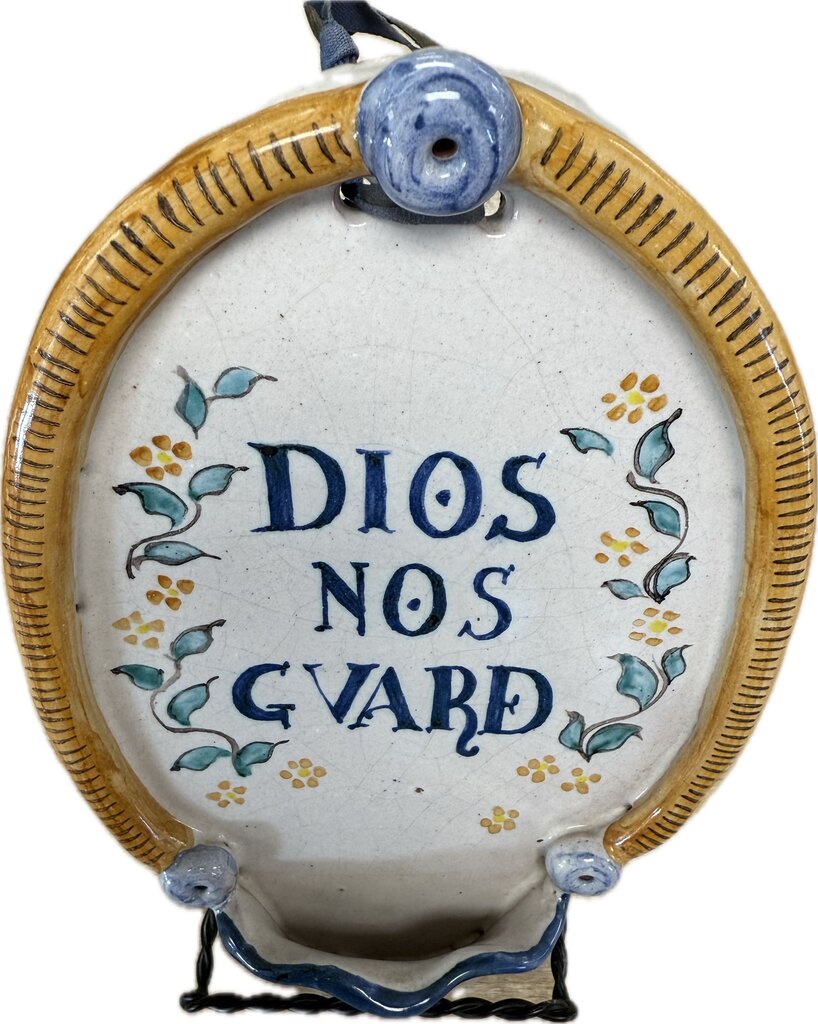 CERAMIC HOLY WATER WALL HANGING