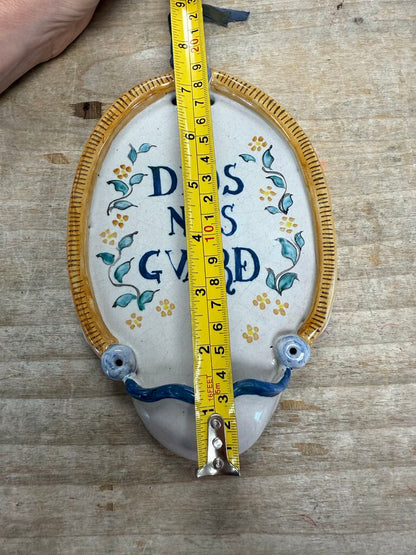 CERAMIC HOLY WATER WALL HANGING
