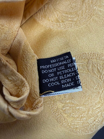 VINTAGE GOLD ROUND VERSACE TABLE CLOTH 86"x86"